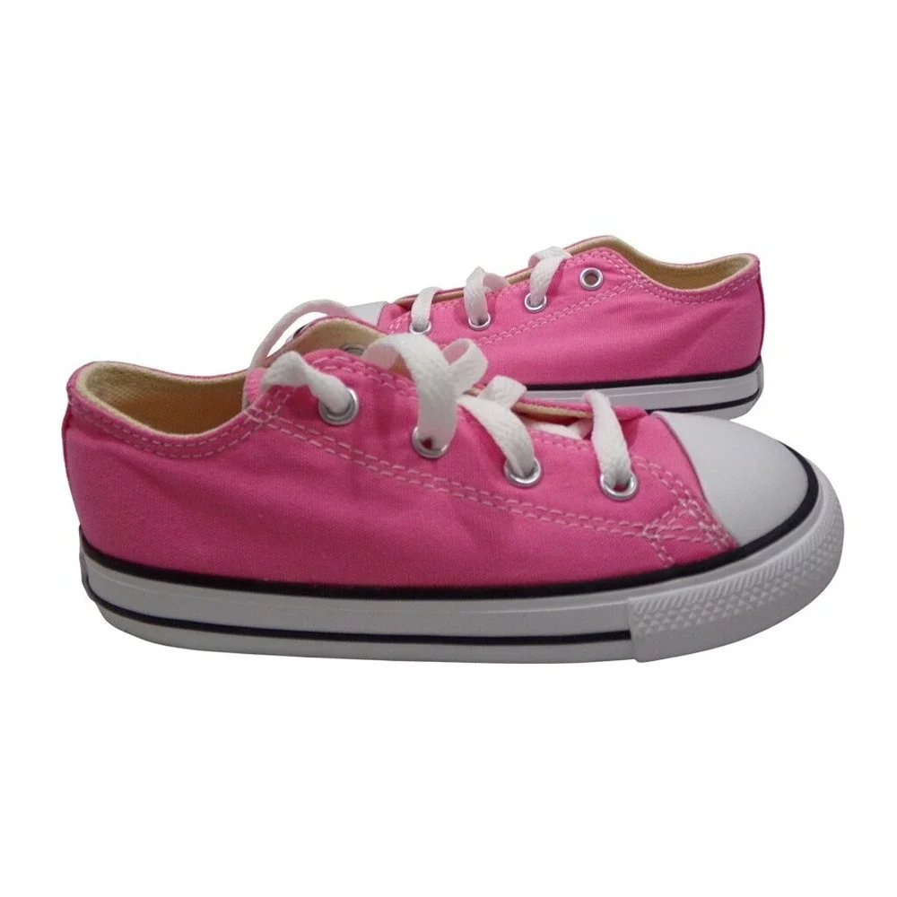 Converse Chuck Taylor All Star Low Top Toddler Canvas‎ Sneakers Pink, Size 10